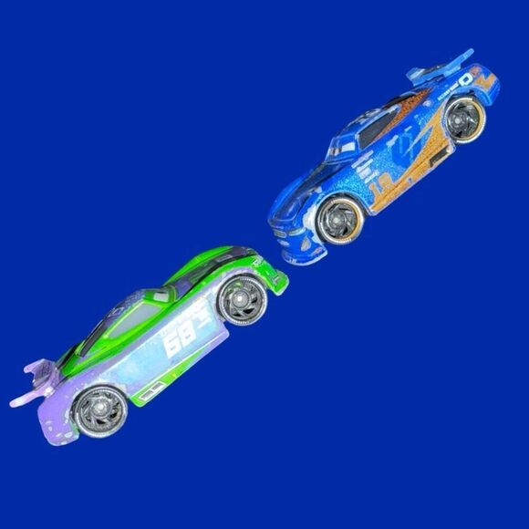 Disney Pixar Cars Turbo Racers Daniel Swervez & Hj Hollis N20 Cola Cars B23 - Picture 10 of 13